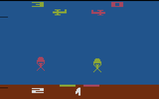 Sky Diver [Text Label] screenshot 4 for Atari 2600